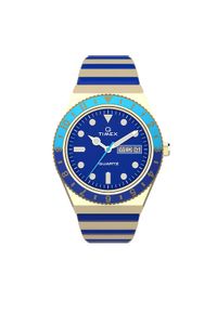 Timex Zegarek Q Timex Malibu TW2V38500 Złoty. Kolor: złoty
