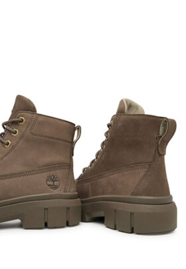 Timberland Trapery Greyfield TB0A2FT6EM51 Khaki. Kolor: brązowy. Materiał: nubuk, skóra