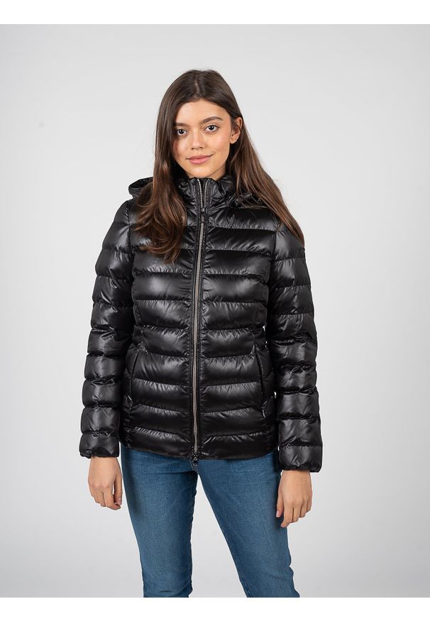 ubierzsie.com - Geox Kurtka "Zosma" | W1428R T2843 | Kobieta | Czarny. Okazja: na co dzień. Kolor: czarny. Materiał: poliester. Styl: casual, elegancki