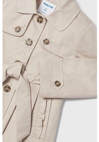 Mayoral płaszcz dziecięcy kolor beżowy. Okazja: na co dzień. Kolor: beżowy. Styl: casual #2