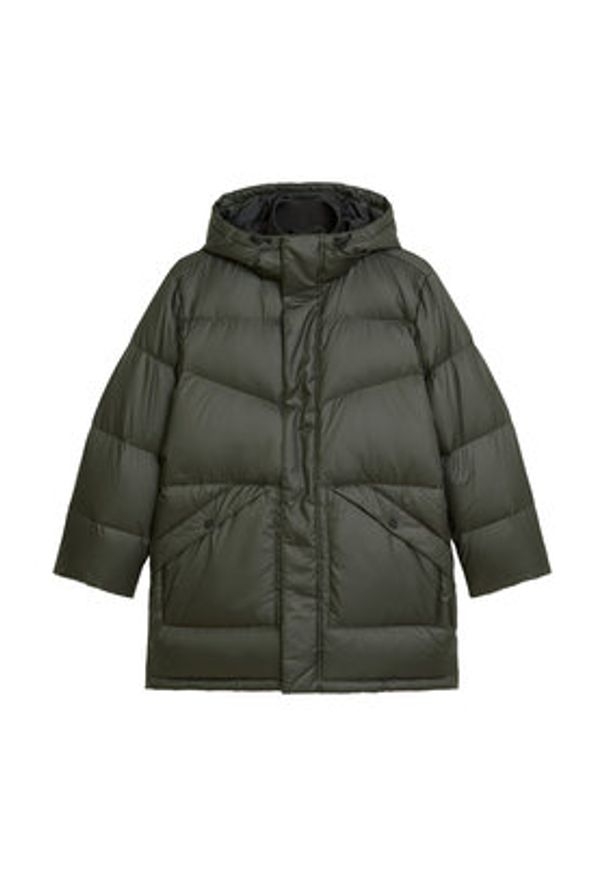 Marc O'Polo Denim Kurtka puchowa 500 0006 393 Zielony Regular Fit. Typ kołnierza: polo. Kolor: zielony. Materiał: syntetyk