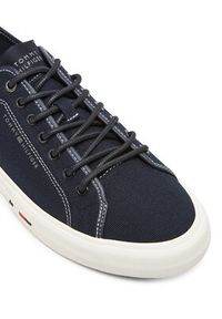 TOMMY HILFIGER - Tommy Hilfiger Tenisówki Hi Vulc Street Canvas FM0FM05515 Granatowy. Kolor: niebieski. Materiał: materiał. Styl: street
