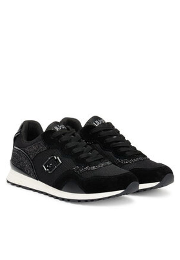 Liu Jo Sneakersy Maxi Wonder Low 02 BF5015 TX493 Czarny. Kolor: czarny. Materiał: zamsz, skóra
