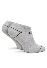 Calvin Klein Zestaw 2 par stopek damskich 701218779 Szary. Kolor: szary. Materiał: materiał, bawełna