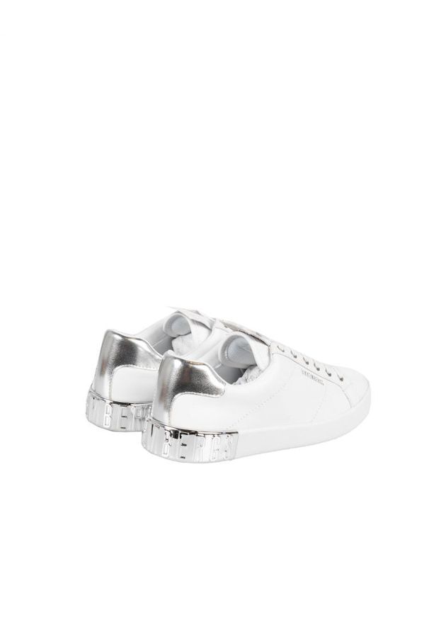 Bikkembergs Sneakersy "Sheba" | B4BKW0134 | Sheba | Kobieta | Biały, Srebrny. Kolor: biały, srebrny, wielokolorowy. Materiał: skóra ekologiczna. Wzór: aplikacja