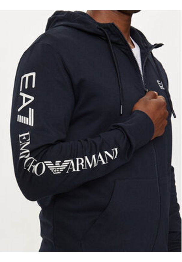 EA7 Emporio Armani Bluza 7M000568 AF13512 MB149 Granatowy Regular Fit. Kolor: niebieski. Materiał: bawełna