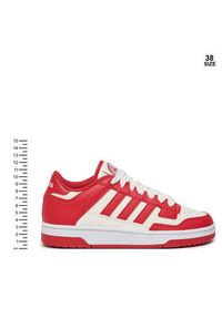 Adidas - adidas Sneakersy Rapid Court Low JR0164 Czerwony. Kolor: czerwony. Materiał: skóra #5