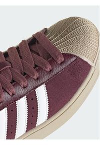 Adidas - adidas Sneakersy Superstar II KJ9949 Bordowy. Kolor: czerwony. Materiał: zamsz, skóra. Model: Adidas Superstar #6