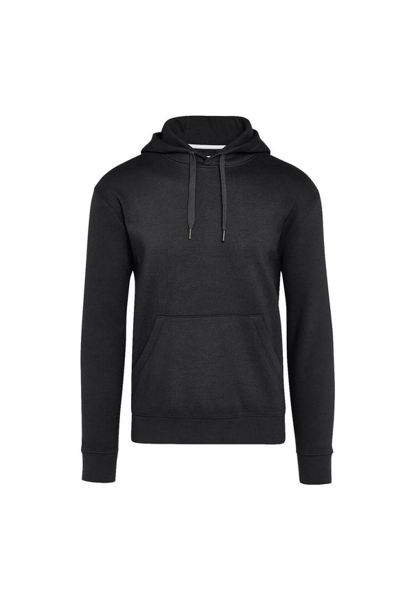 SG - Bluza Z Kapturem Unisex Dla Dorosłych Bez Metki. Typ kołnierza: kaptur. Kolor: czarny