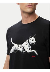 Hugo - HUGO T-Shirt Dirunn 50564143 Czarny Regular Fit. Kolor: czarny. Materiał: bawełna #5