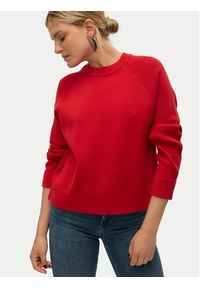 Vero Moda Sweter Gold 10315516 Czerwony Regular Fit. Kolor: czerwony. Materiał: syntetyk #3