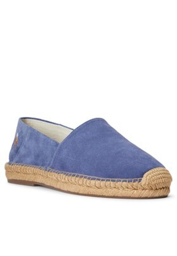 Polo Ralph Lauren Espadryle Cevio Slip 803862549001 Granatowy. Kolor: niebieski. Materiał: skóra, zamsz
