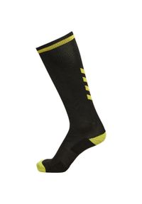 Skarpety sportowe dla dorosłych Hummel Elite Indoor Sock High. Kolor: czarny, żółty, wielokolorowy