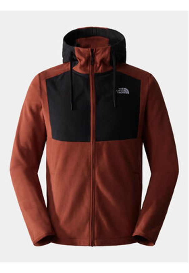 The North Face Bluza Homesafe NF0A855J Brązowy Regular Fit. Kolor: brązowy. Materiał: syntetyk