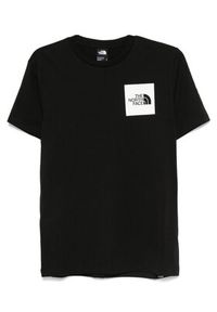 The North Face T-Shirt Fine NF0A8A6M Czarny Regular Fit. Kolor: czarny. Materiał: bawełna #4