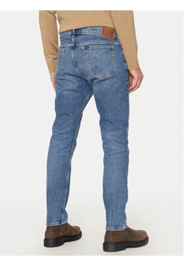 Lee Jeansy Rider 112358988 Niebieski Slim Fit. Kolor: niebieski