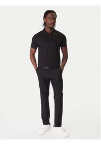 Calvin Klein Polo LV04LC254G Czarny Slim Fit. Typ kołnierza: polo. Kolor: czarny. Materiał: bawełna #4