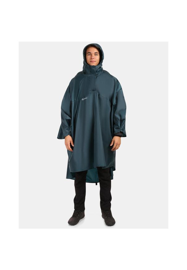 Płaszcz przeciwdeszczowy unisex Kilpi RAIT-U. Kolor: zielony. Sport: turystyka piesza