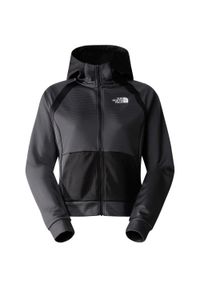 Bluza damska The North Face Ma Full Zip Fleece. Kolor: czarny, szary, wielokolorowy. Materiał: polar. Sport: turystyka piesza