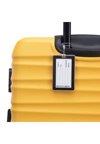 Wittchen - Duża walizka z zawieszką żółta. Kolor: żółty. Styl: wakacyjny #7
