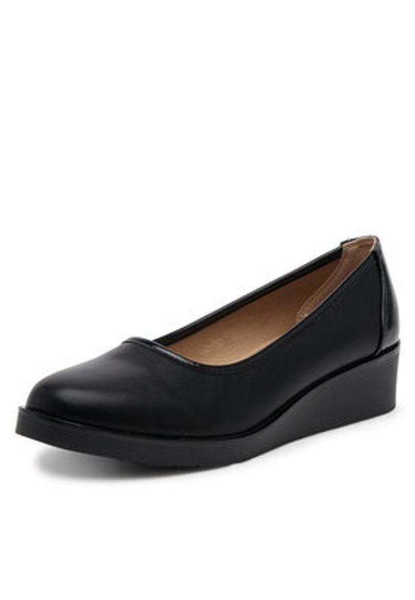 Clara Barson Półbuty WYL3395-6 Czarny. Kolor: czarny. Materiał: materiał
