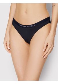 TOMMY HILFIGER - Tommy Hilfiger Dół od bikini UW0UW03368 Granatowy. Kolor: niebieski. Materiał: syntetyk #1