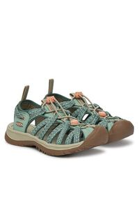 keen - Keen Sandały Whisper W 1029012 Zielony. Kolor: zielony. Materiał: materiał #6