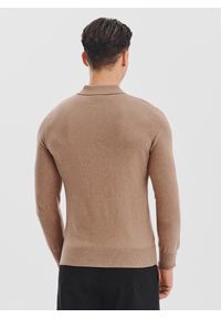 Pako Lorente - PAKO LORENTE - Sweter polo z kaszmirem. Okazja: na co dzień. Typ kołnierza: polo. Materiał: kaszmir. Sezon: jesień. Styl: casual #7