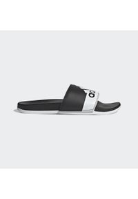 Adidas - adilette Comfort Sandals. Okazja: na co dzień. Kolor: czarny, biały, wielokolorowy. Styl: sportowy, casual, elegancki
