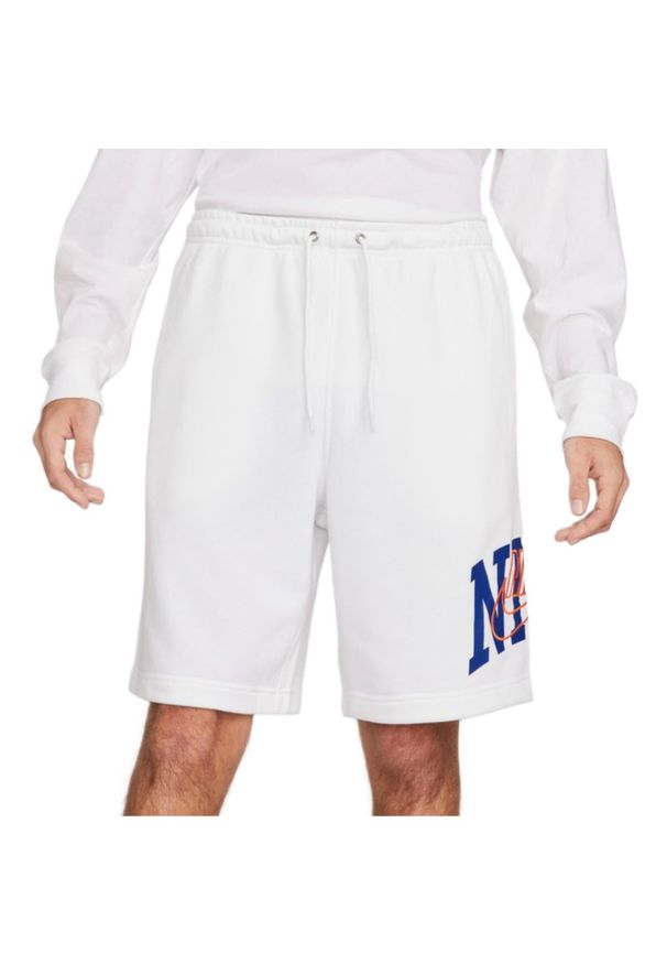 odzież Męskie Nike. Kolor: biały. Długość: krótkie. Sezon: lato