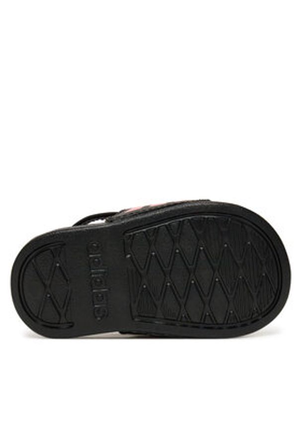 Adidas - adidas Sandały adilette Estrap JR5325 Czarny. Kolor: czarny