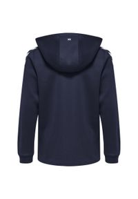 Bluza do piłki ręcznej dla dzieci Hummel Zip. Typ kołnierza: kaptur. Kolor: niebieski. Sport: piłka ręczna