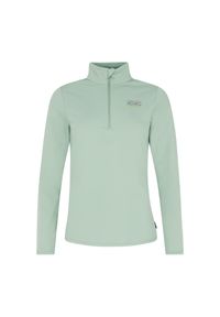 Damski polar 1/4 zip Protest Lunar. Kolor: zielony. Materiał: polar. Sezon: zima. Sport: narciarstwo