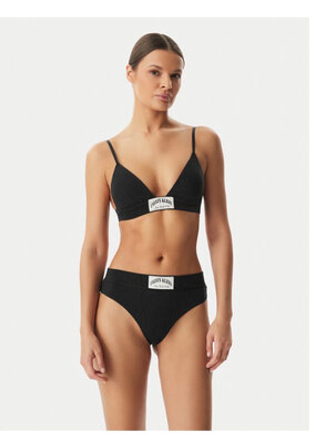 Calvin Klein Underwear Biustonosz braletka LV00QF8886 Czarny. Kolor: czarny. Materiał: bawełna