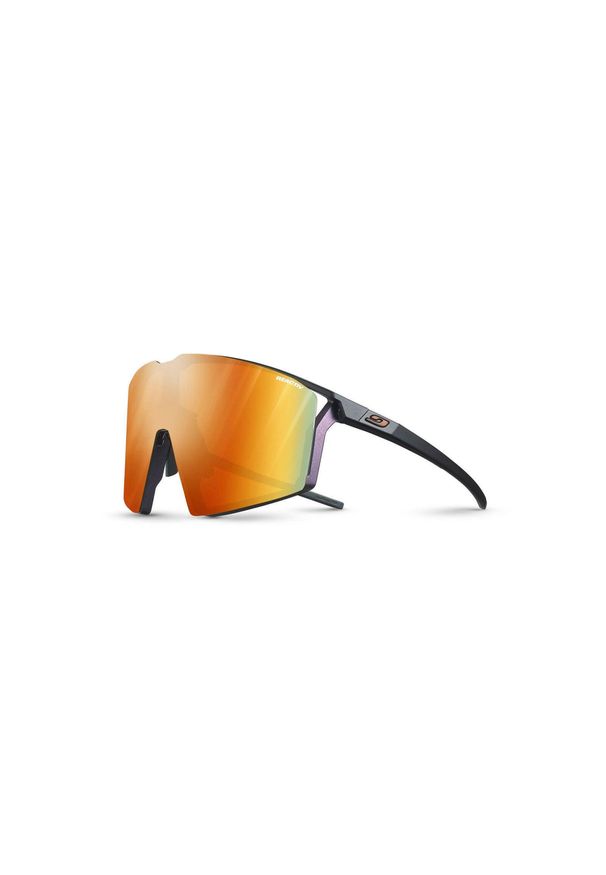 JULBO - Okulary rowerowe Julbo Edge czarny fotochrom Reactiv Light Amplifier kat.1-3. Kolor: fioletowy, wielokolorowy, czarny. Sport: turystyka piesza