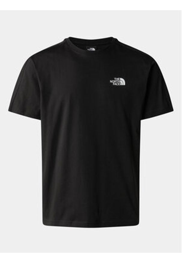 The North Face T-Shirt NF0A880S Czarny Regular Fit. Kolor: czarny. Materiał: bawełna