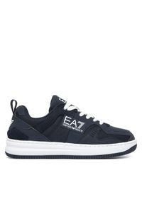 EA7 Emporio Armani Sneakersy 7X000898 AF28472 MZ069 Granatowy. Kolor: niebieski. Materiał: skóra #1