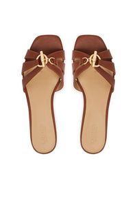 Lauren Ralph Lauren - LAUREN RALPH LAUREN Klapki Blaike 802982875001 Brązowy. Kolor: brązowy. Materiał: skóra #4