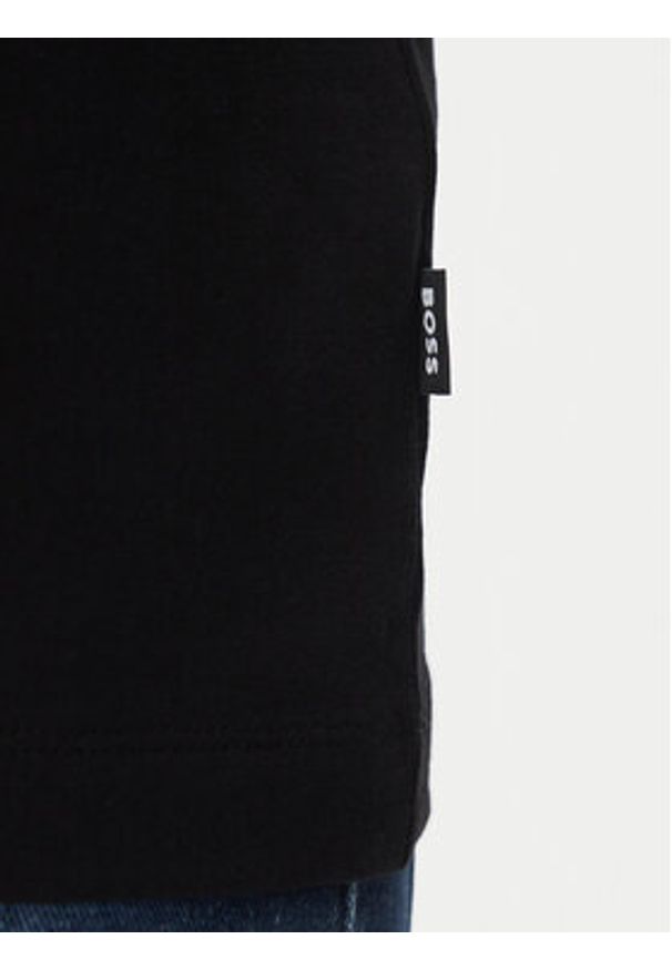 BOSS T-Shirt C-Thompson 70 50531309 Czarny Regular Fit. Kolor: czarny. Materiał: bawełna
