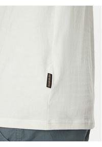 Napapijri T-Shirt S-Vignoni NP0A4ILX Écru Regular Fit. Materiał: bawełna #4