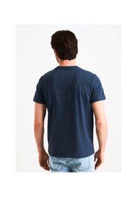 Ochnik - T-shirt męski. Kolor: niebieski. Materiał: bawełna #2