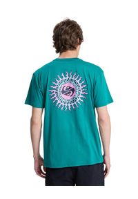 Quiksilver - Koszulka z krótkim rękawem dla Mężczyzn EV BEACH BLAST Niebieski. Kolor: niebieski. Materiał: materiał, bawełna. Długość rękawa: krótki rękaw. Długość: krótkie. Wzór: nadruk