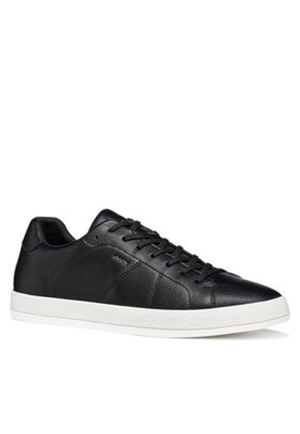 Geox Sneakersy U Serifos U65LSC 000BU C9999 Czarny. Kolor: czarny. Materiał: skóra