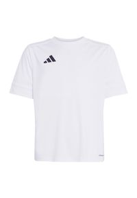 Adidas Sport Squa25 Jsy Y Koszulka Dzieci. Kolor: biały. Sport: piłka nożna