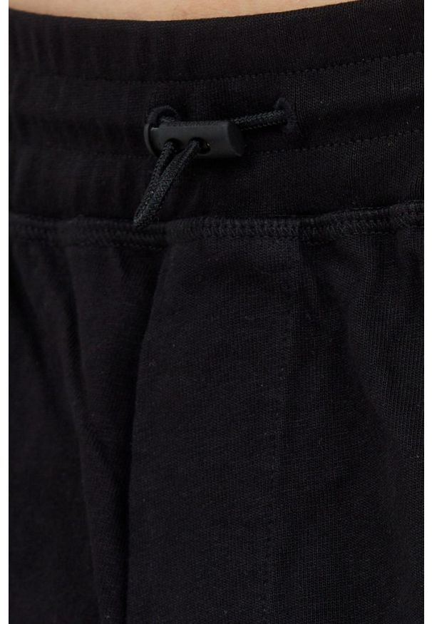 DSQUARED2 Dresowe szorty męskie z liściem, Rozmiar M. Kolor: czarny. Materiał: dresówka, poliester