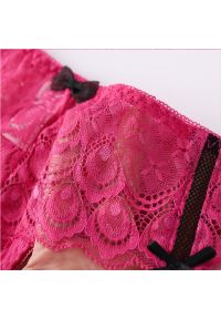 Intica - Stringi koronkowe z kokardkami eleganckie Destini. Kolor: beżowy. Materiał: koronka. Wzór: koronka #10