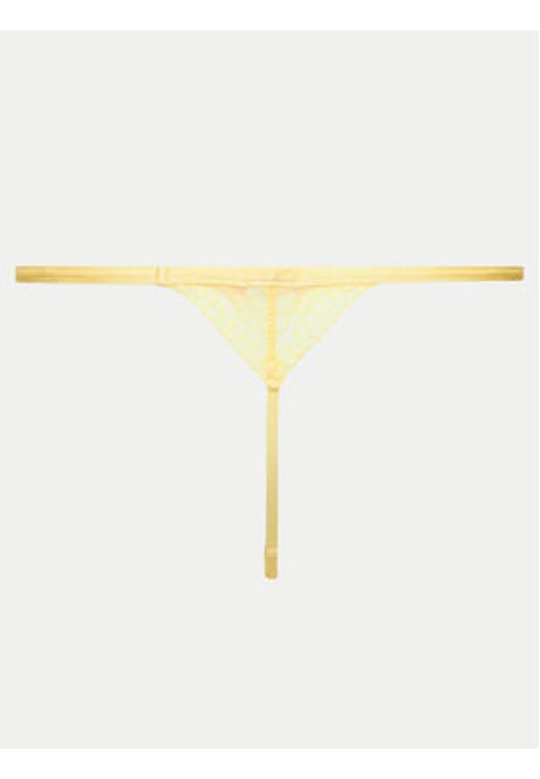 Hunkemöller Stringi Isabelle 205390 Żółty. Kolor: żółty. Materiał: syntetyk