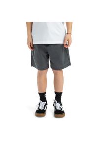 Quiksilver - Spodenki z elastyczną talią dla Chłopcy TAXER YOUTH 15". Kolor: czarny. Materiał: tkanina, bawełna, elastan. Długość: krótkie. Sezon: lato #1