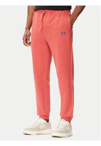 Hugo - HUGO Dres Nalonso Nap 50522369 Czerwony Regular Fit. Kolor: czerwony. Materiał: bawełna #4