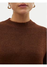 Vero Moda Sweter 10269229 Brązowy Loose Fit. Kolor: brązowy. Materiał: syntetyk #3